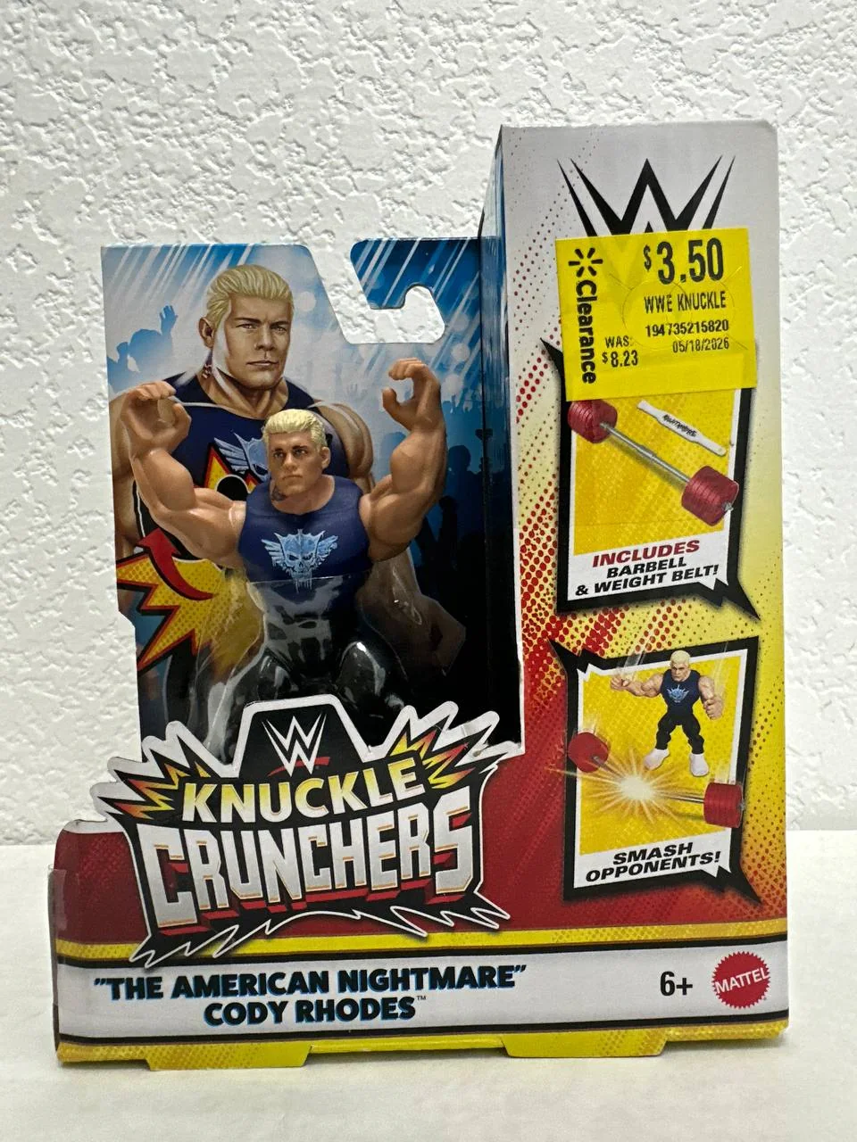 WWE Knuckle Crunchers - “The American Nightmare” Cody Rhodes Figure